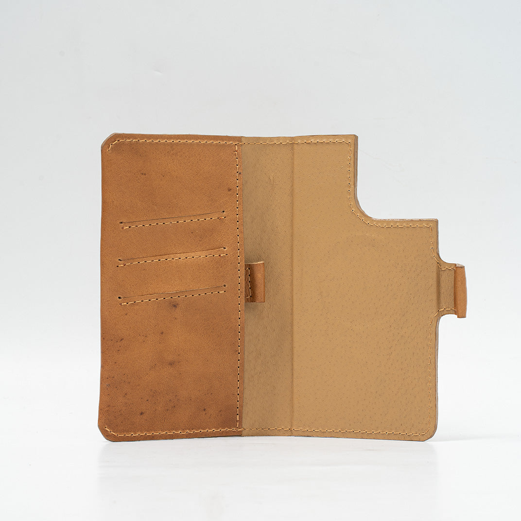 Leather iPhone folio wallet with Magsafe - The Minimalist 2.1 - SALE-1