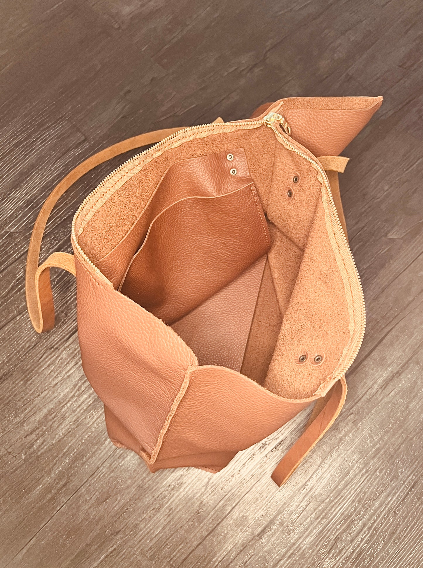 Schultertasche „Sam“ - braun