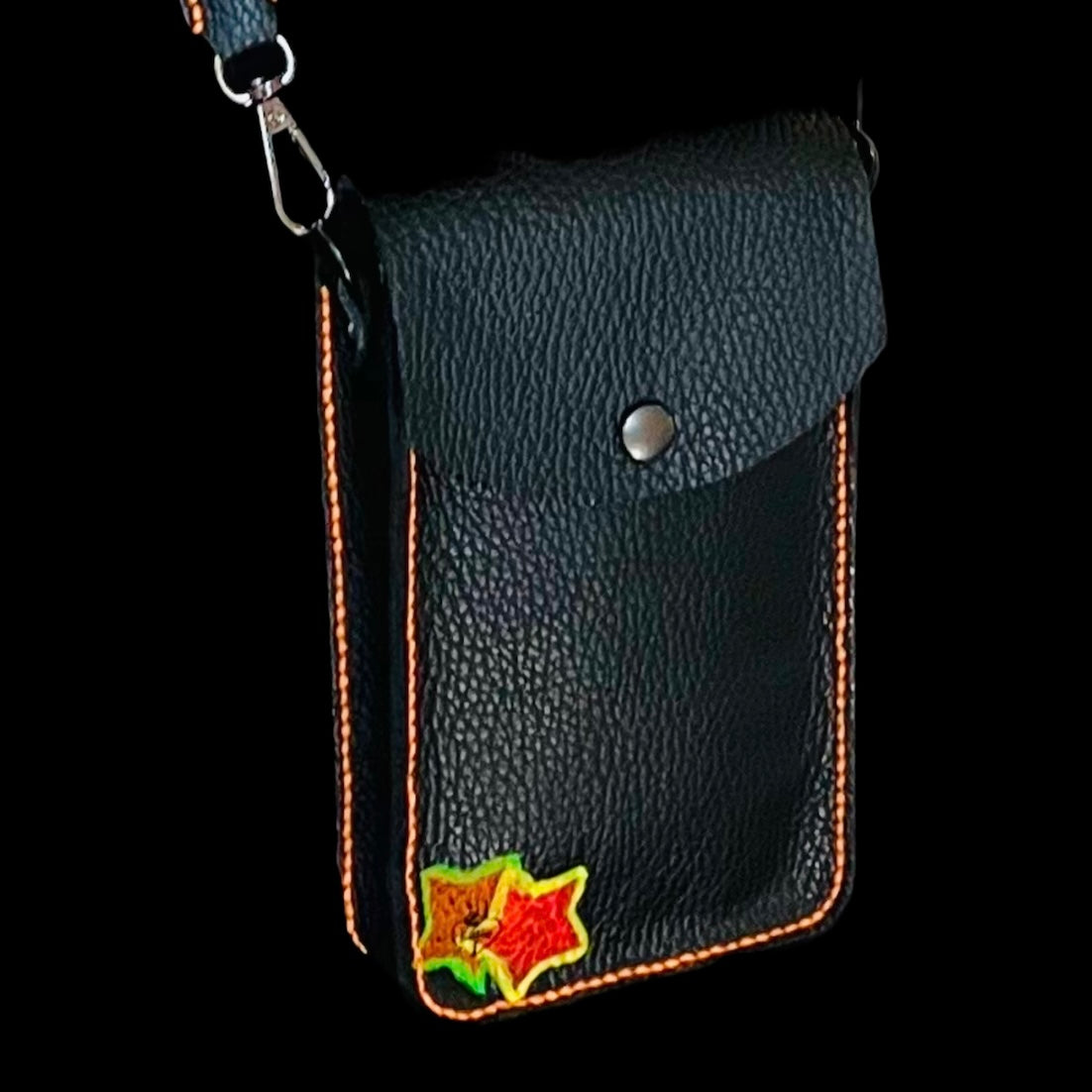 Handmade leather bag "Lilo" - Graffiti