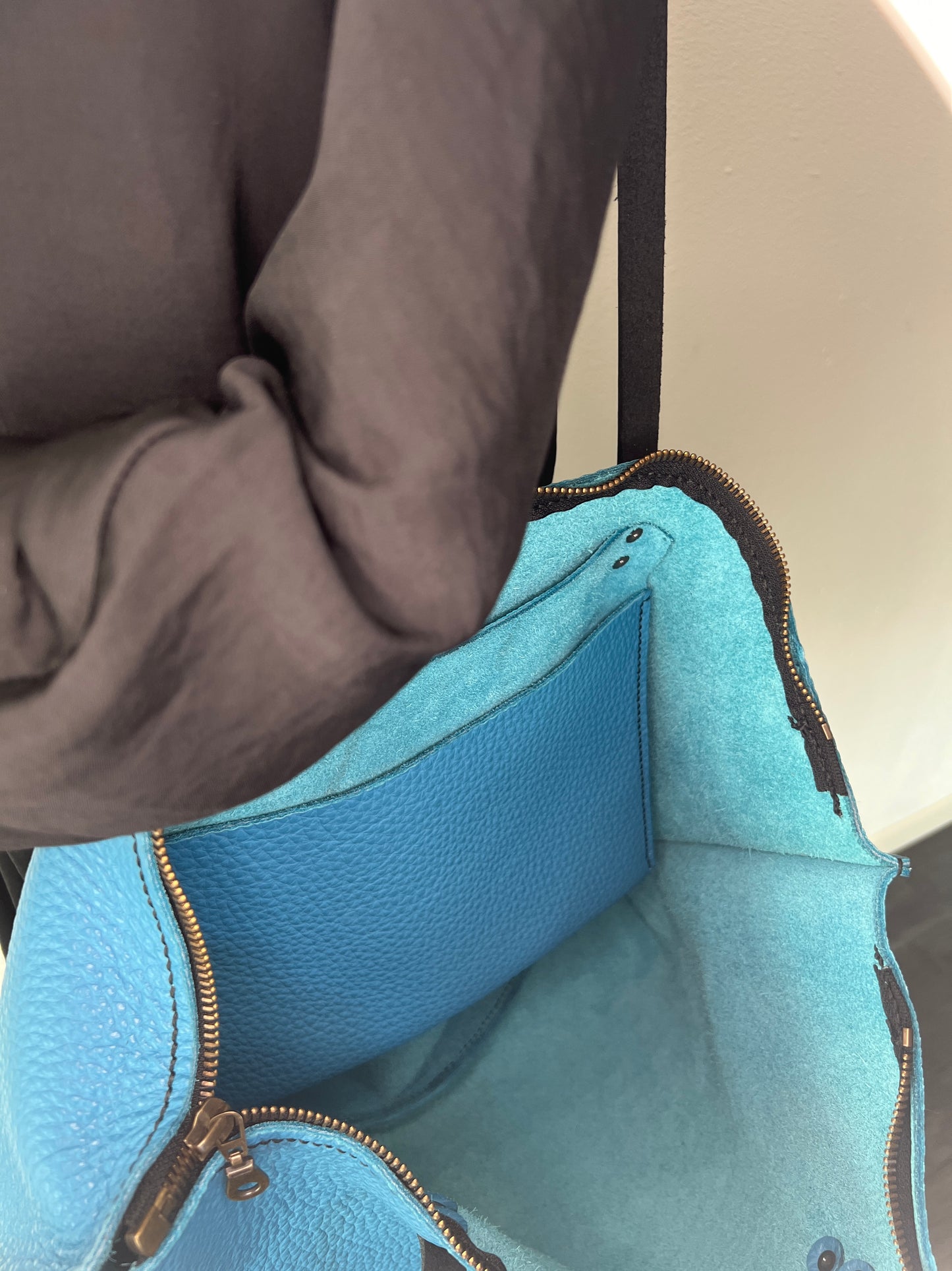 Schultertasche „Sam“ - türkis