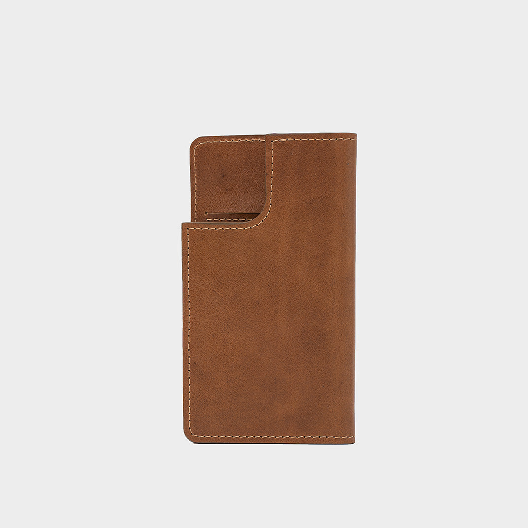 iPhone 12 Pro Max Leather Folio Case - The Minimalist 1.2-1