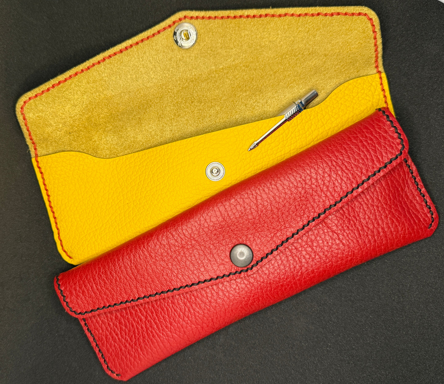 Brillen- oder Stifte-Etui aus Leder