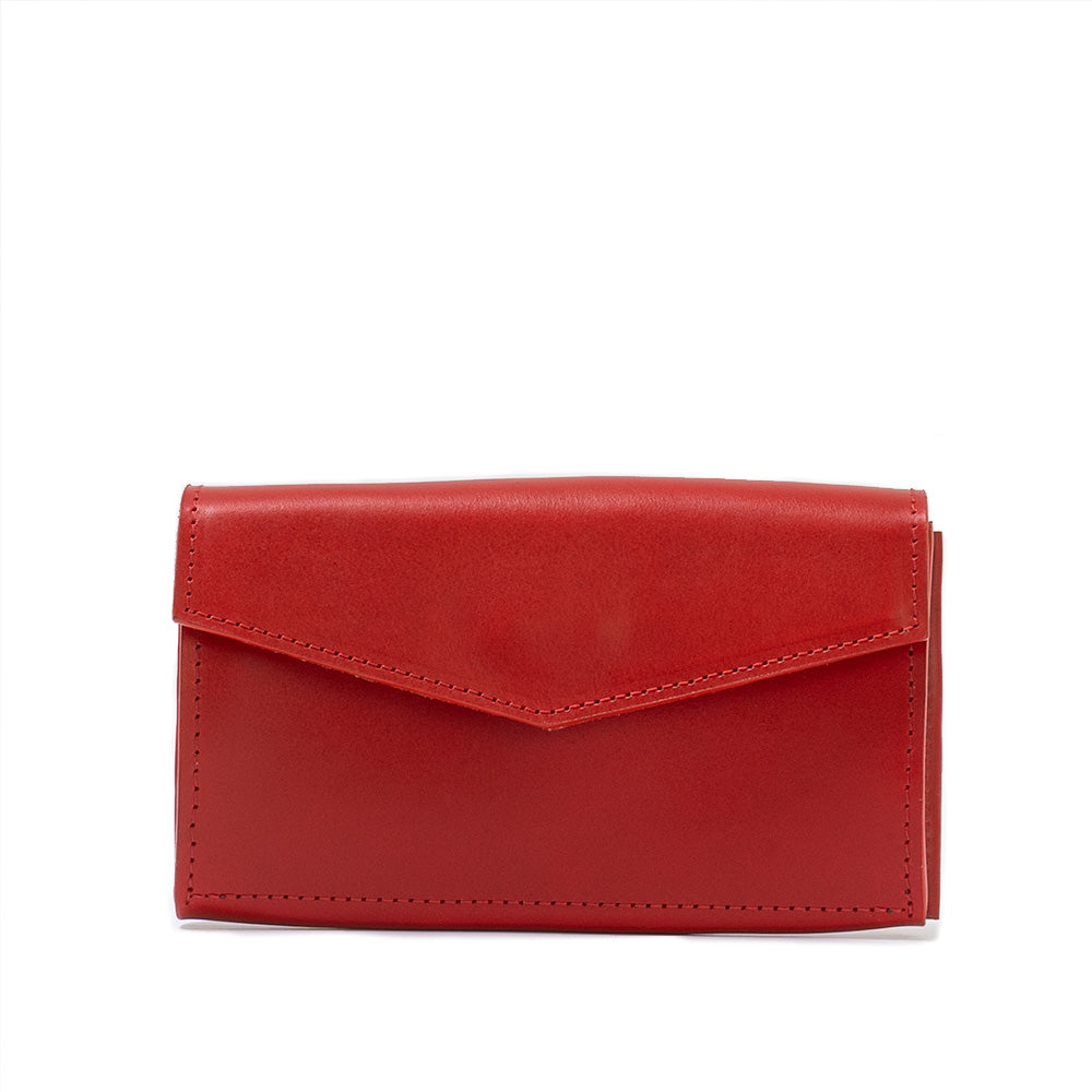 Leather AirTag Long Flap Wallet-4
