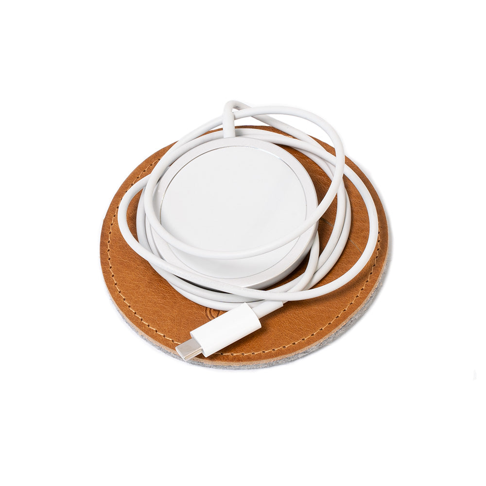 The Moon - Leather cord organizer for Apple's MagSafe Charger-2