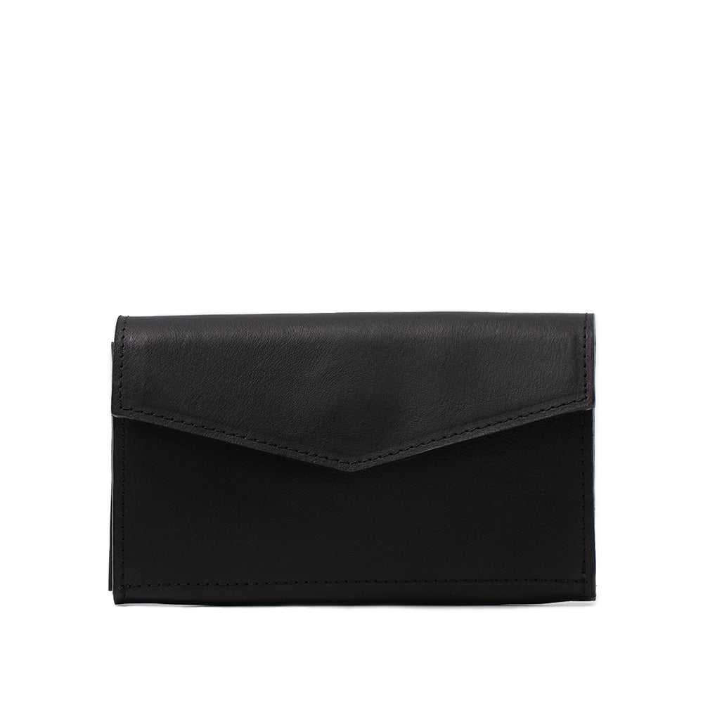 Leather AirTag Long Flap Wallet-8