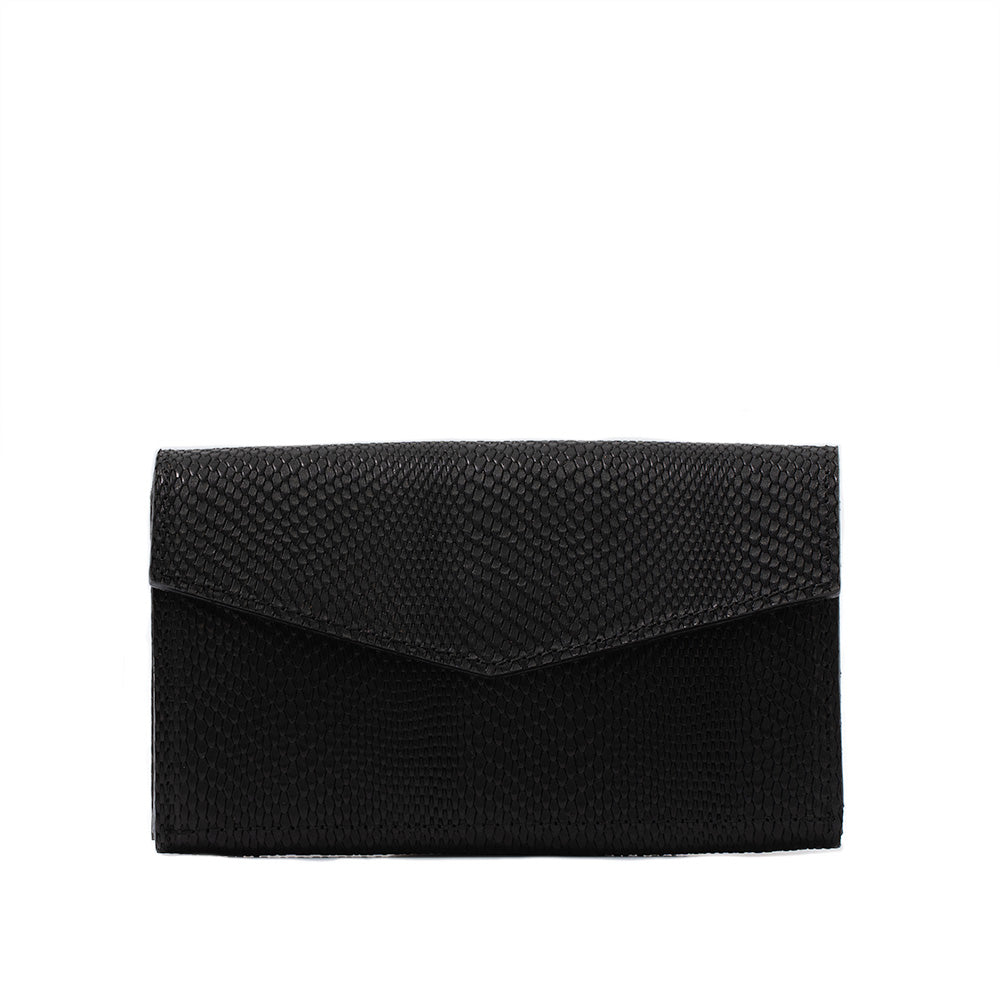 Leather AirTag Long Flap Wallet-11