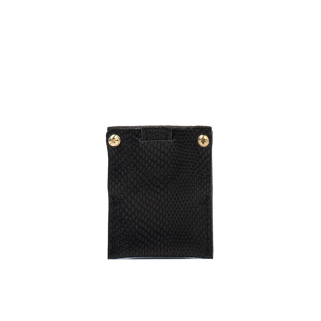 Leather AirTag Card Holder 2.0 (Snake Print)-4