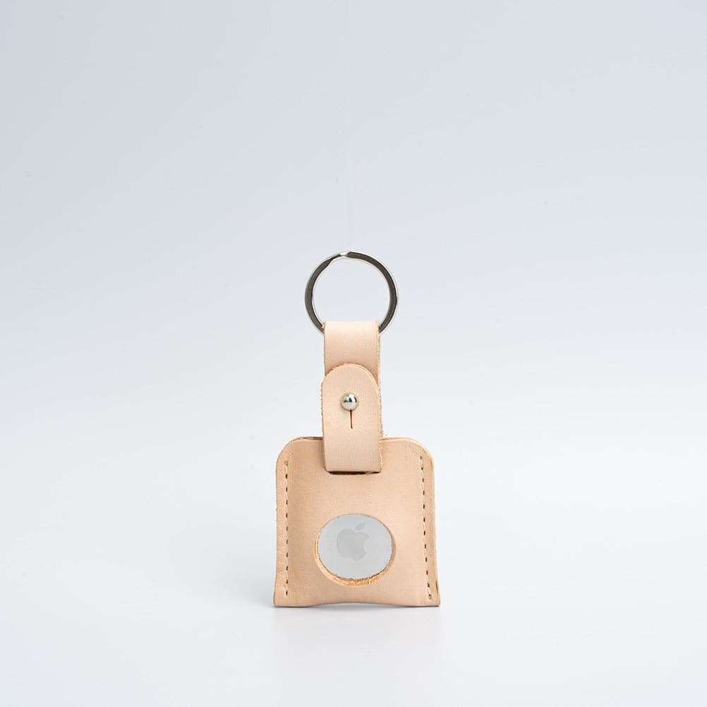 Leather airtag keyring-8