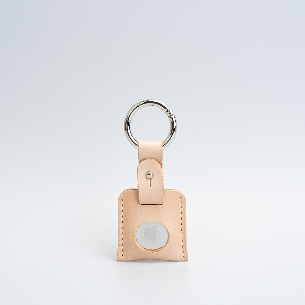 Leather airtag keychain-9