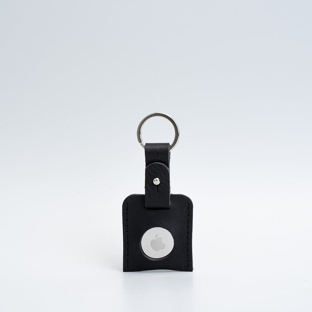 Leather airtag keyring-5