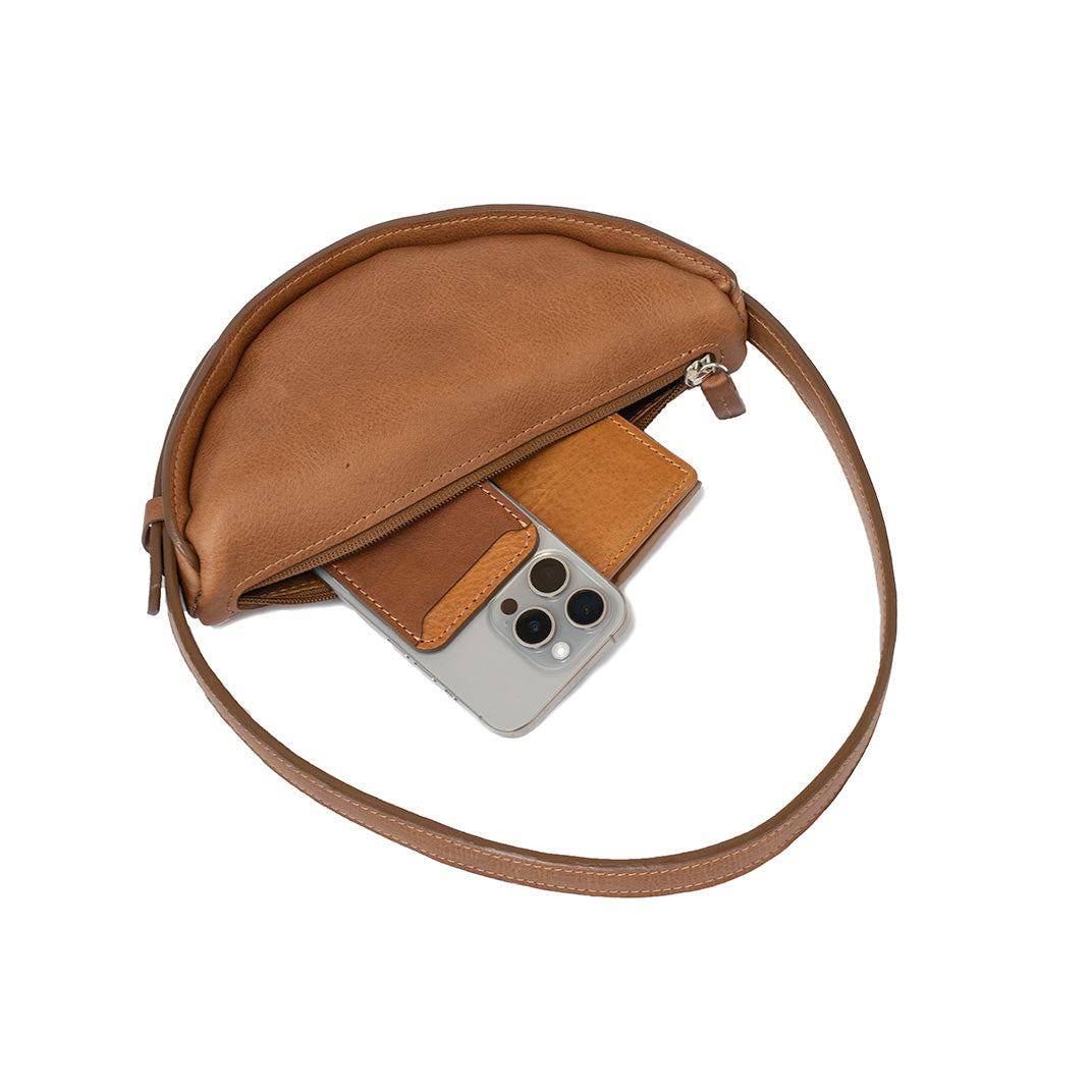 Shoulder Bag - Thales (Brown)-2