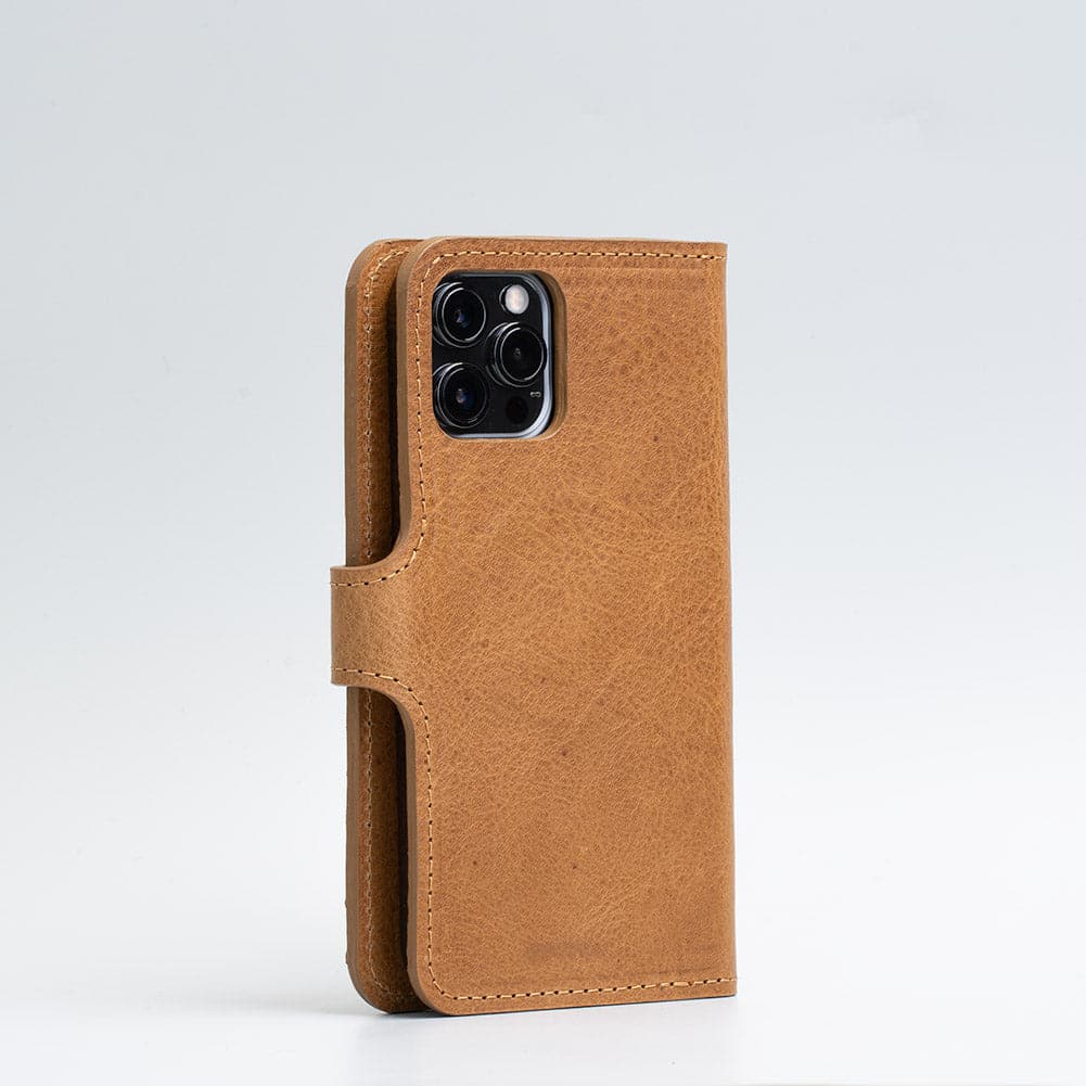 iPhone 12/13 series Full-Grain Leather Folio Case Wallet with MagSafe - Classic 4.0-10