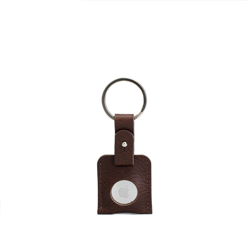 Leather airtag keyring-1