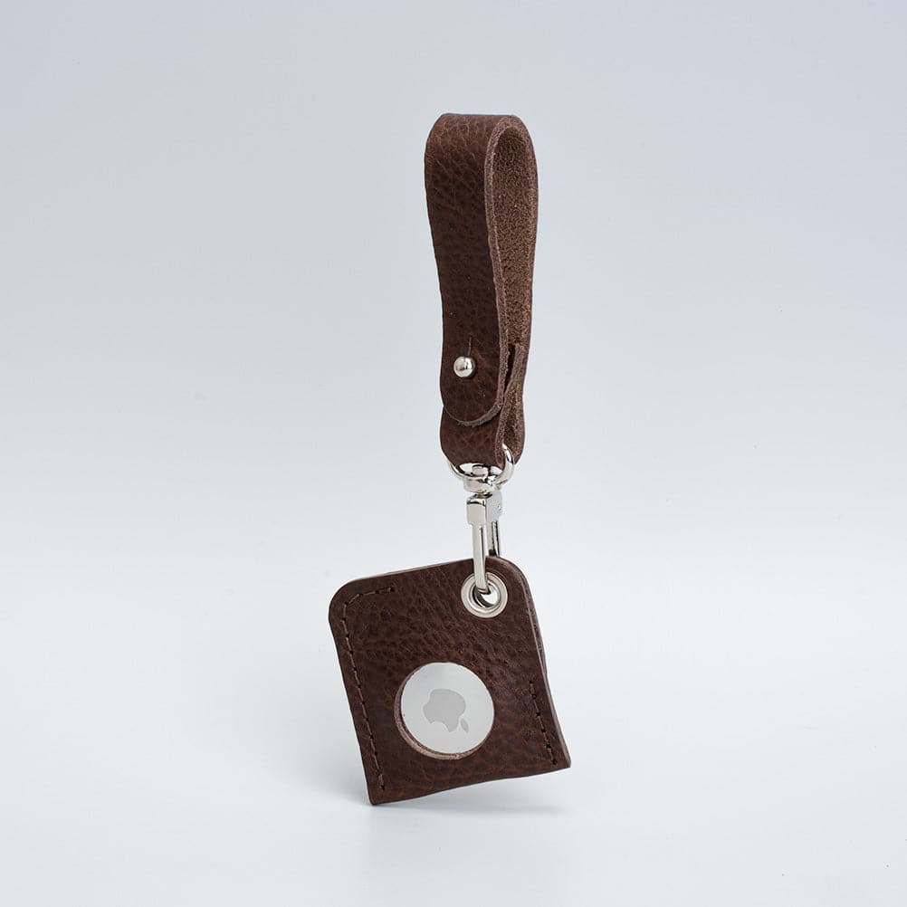 Leather AirTag bag charm-2