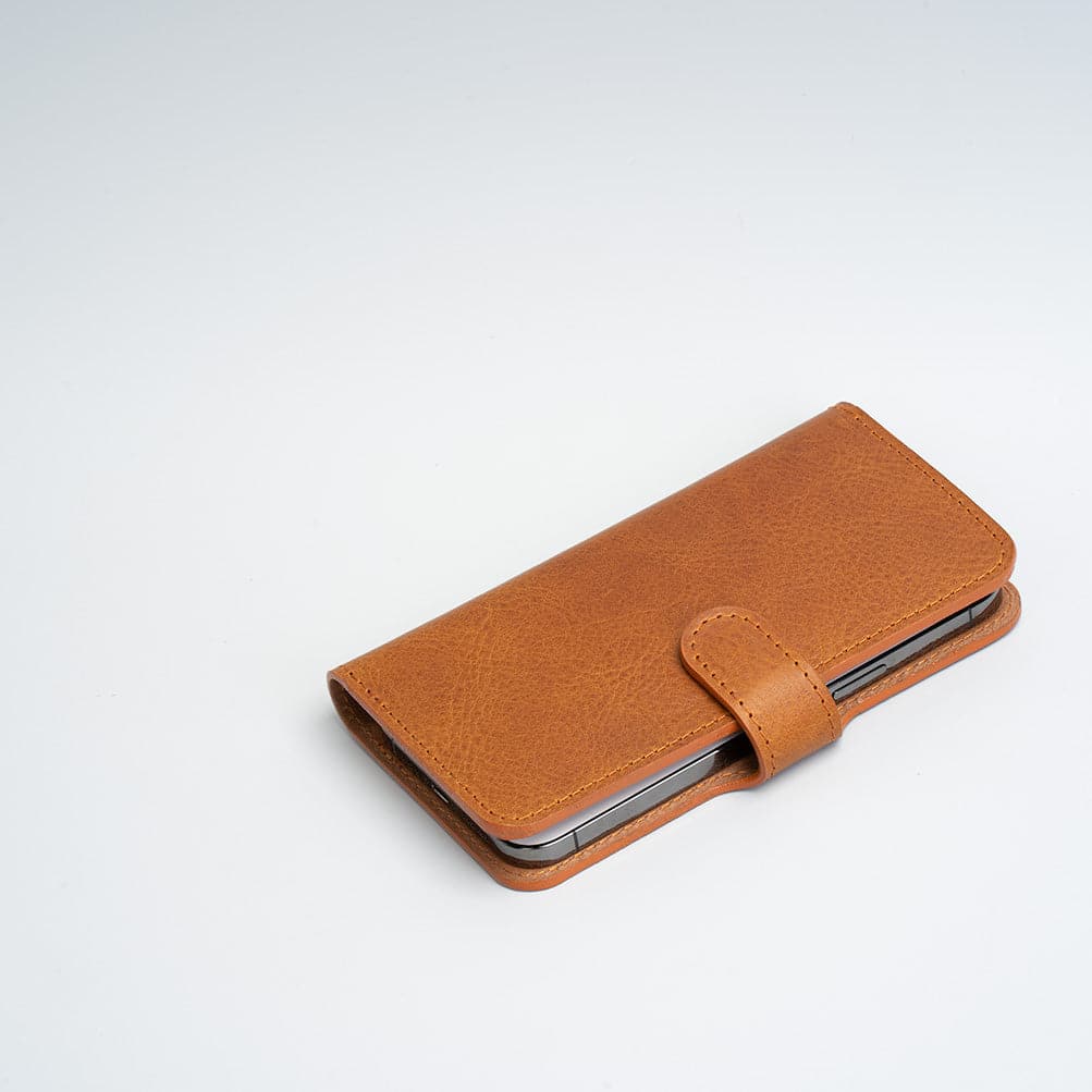 iPhone 12/13 series Full-Grain Leather Folio Case Wallet with MagSafe - Classic 4.0-3