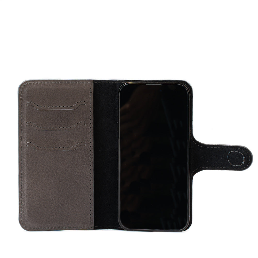 iPhone 14 series Full-Grain Leather Folio Case Wallet with MagSafe - Classic 4.0-12