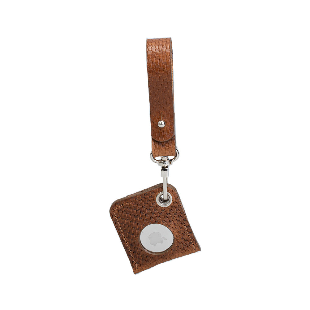 Leather AirTag bag charm-0