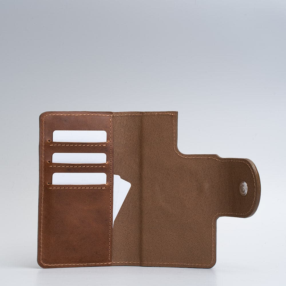 Leather folio wallet with Magsafe 1.0 - SALE-1