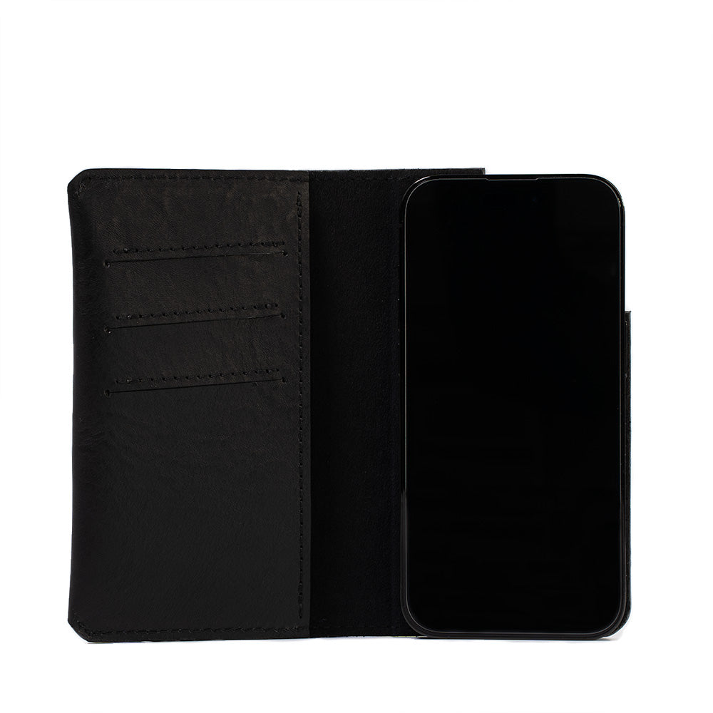 iPhone 14 series Leather Folio Case Wallet with MagSafe - The Minimalist 1.0-6