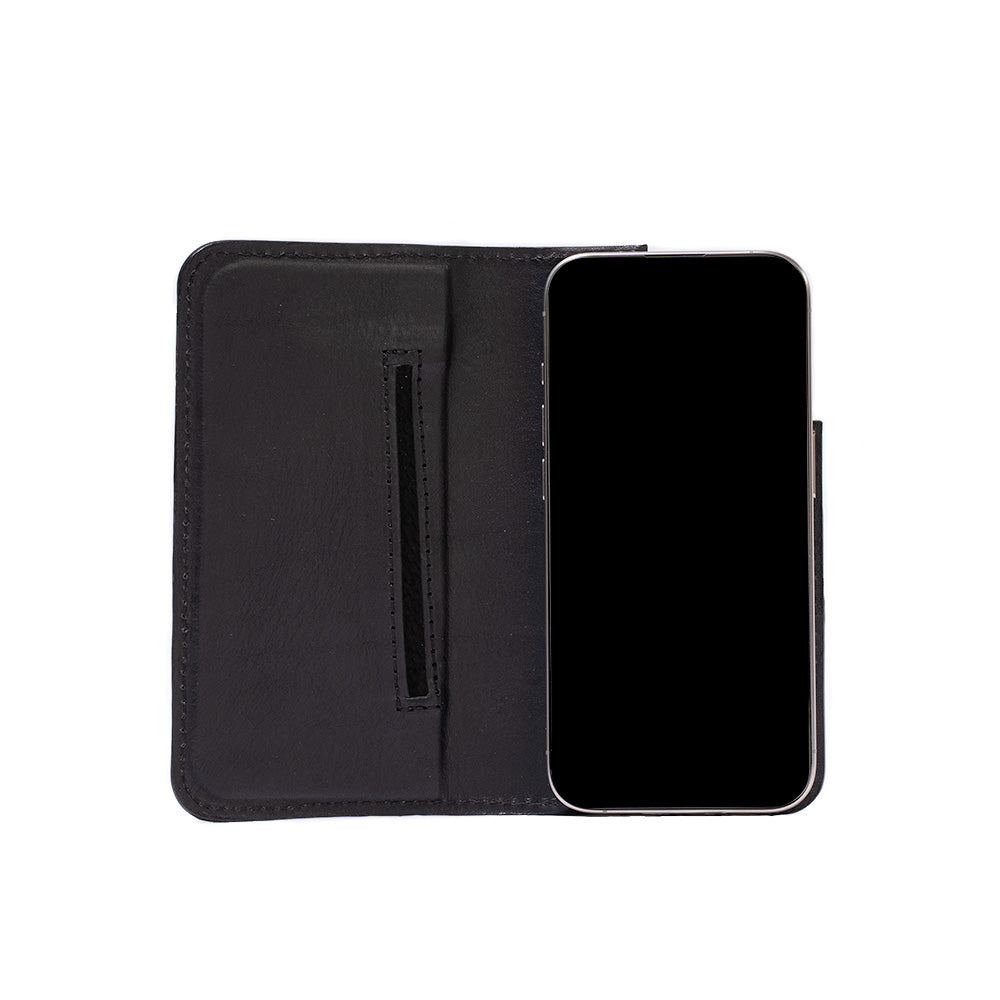 iPhone 16 series Leather Folio Case Wallet with MagSafe - The Minimalist 3.0-0