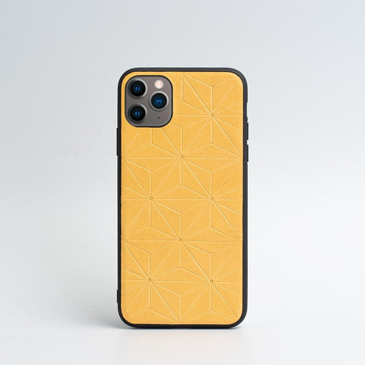 Leather Case for iPhone 11 Pro Max - Geometric Flower-0