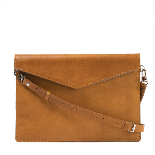 Leather Bag with adjustable strap for MacBook-0