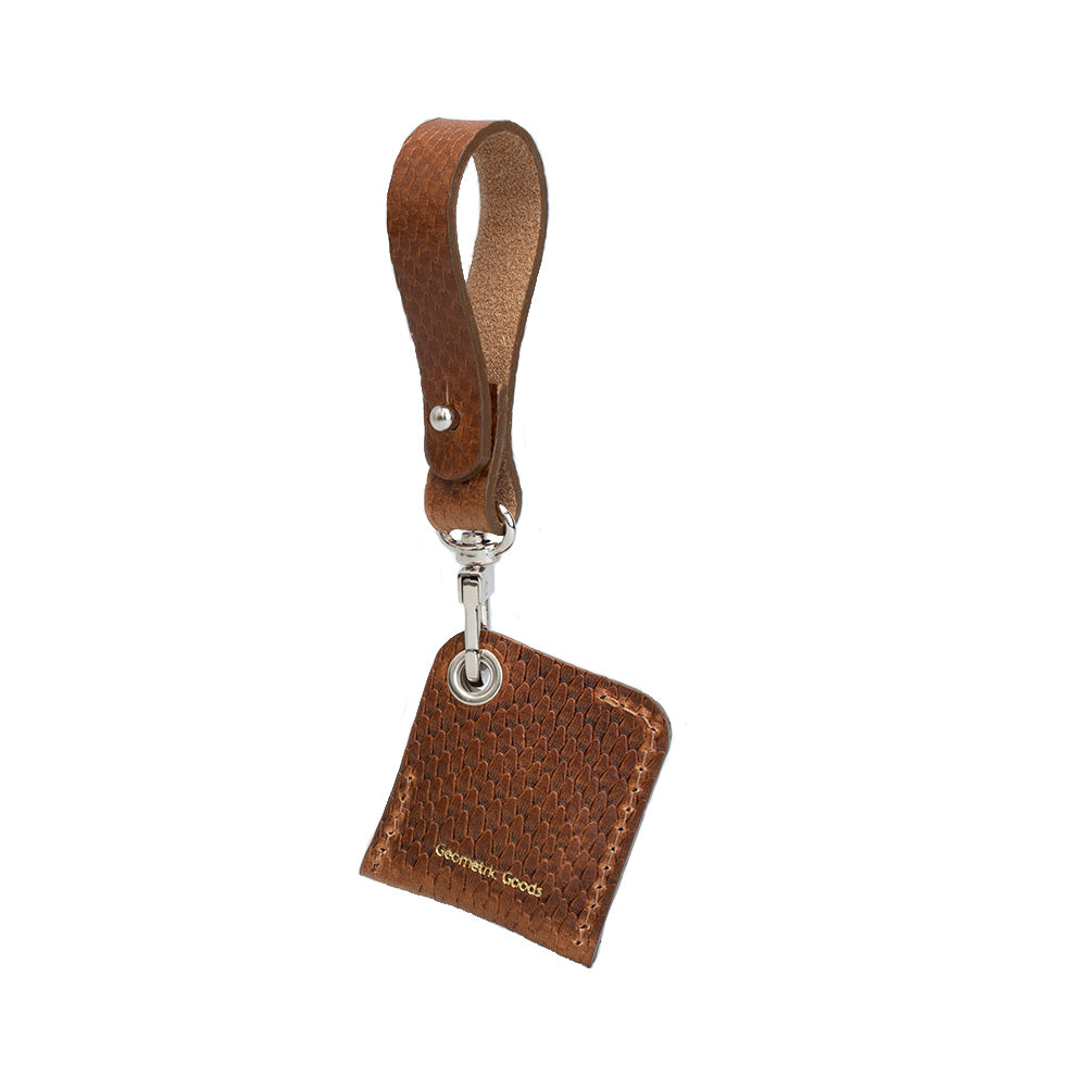 Leather AirTag bag charm-1