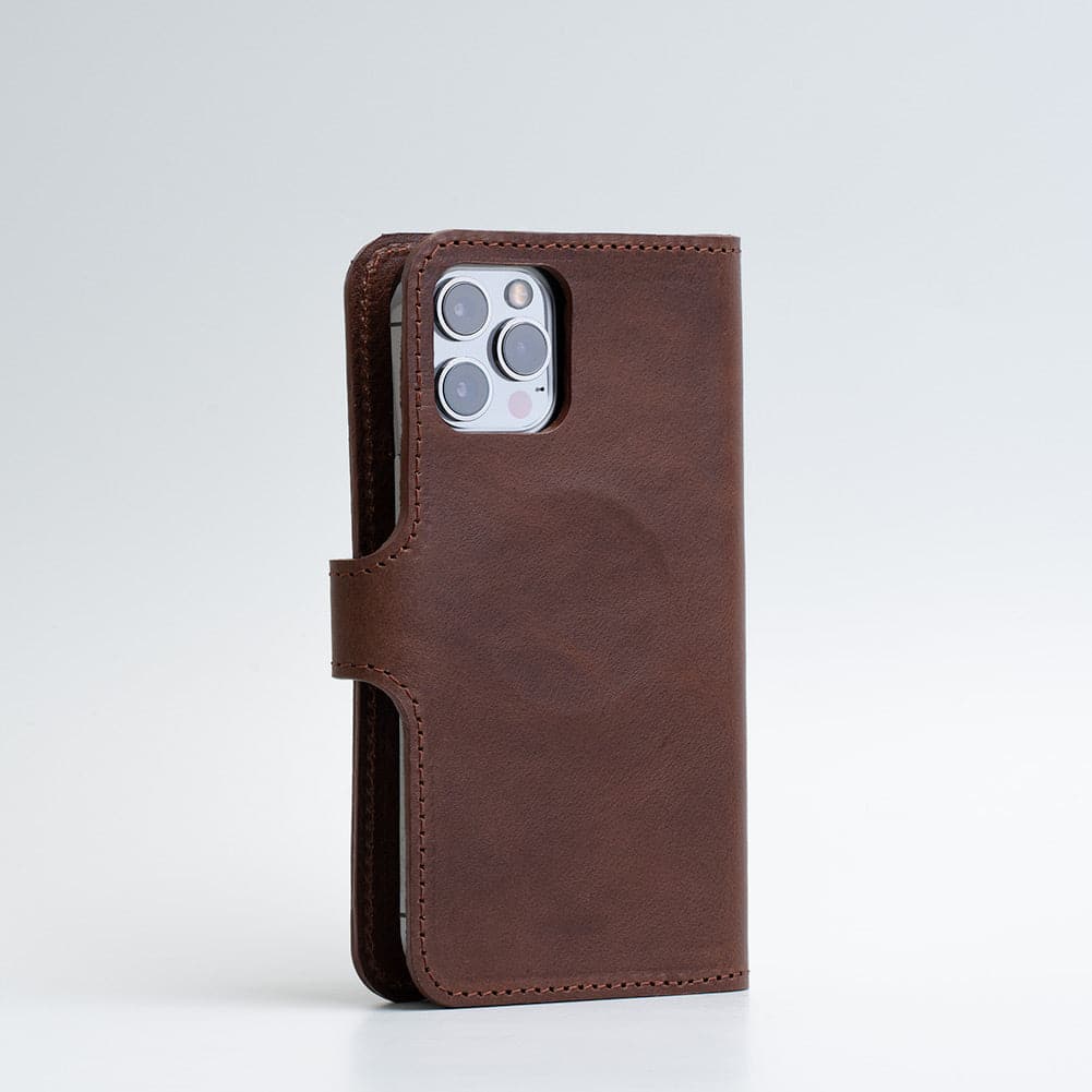 iPhone 12/13 series Full-Grain Leather Folio Case Wallet with MagSafe - Classic 4.0-4