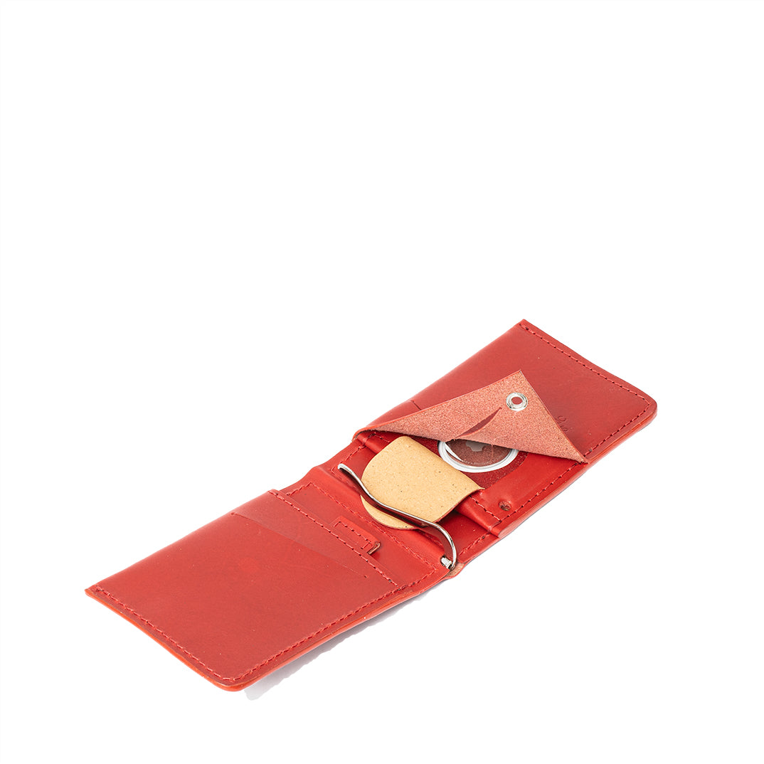 Leather AirTag Wallet with Money Clip (OUTLET)-11