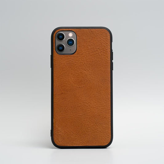 Leather case for iPhone 11 Series - Blank (Tan)-0